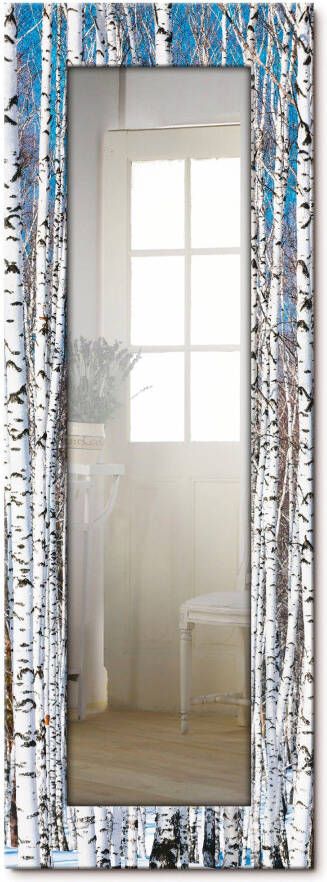 Artland Sierspiegel Winter berkenbos winter sereniteit Landhuis wandspiegel spiegel voor het hele lichaam - Foto 4