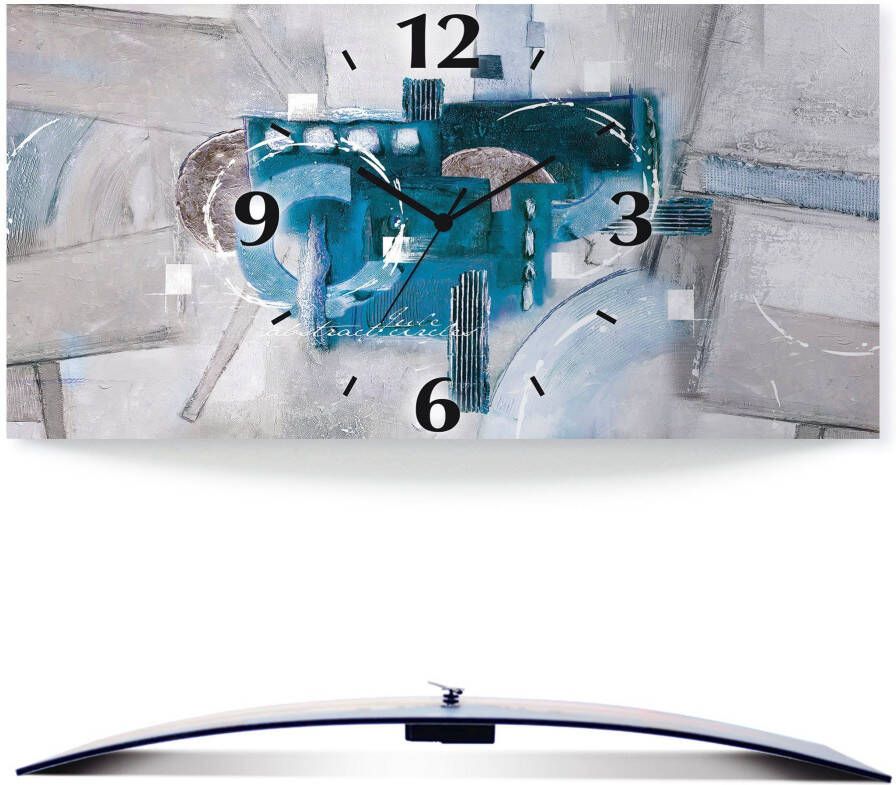 Artland Wandklok Abstracte blauwe rondjes 3d-look geschulpt met kwarts- of radiografisch uurwerk verschillende maten - Foto 4