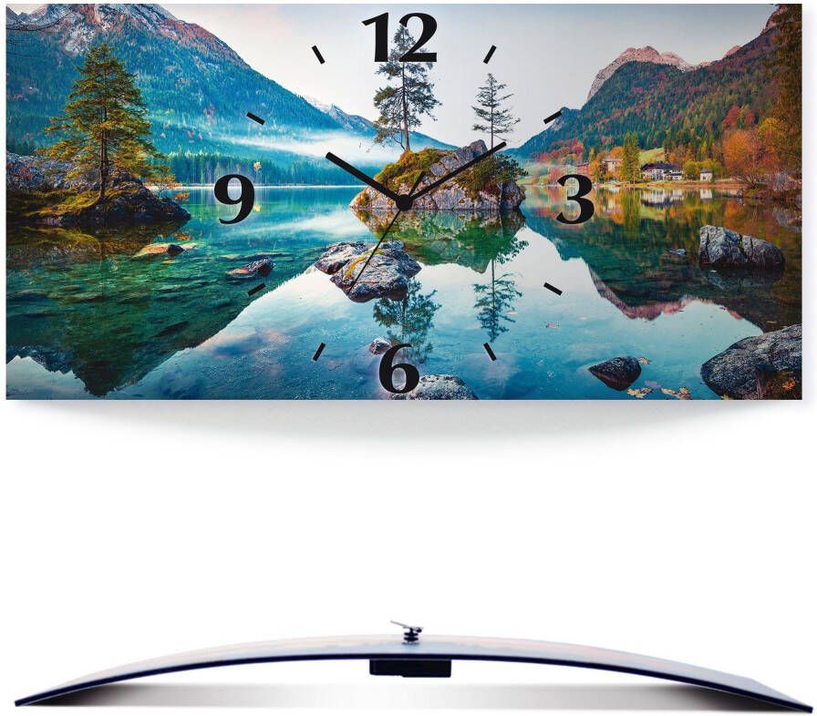 Artland Wandklok Herfstscène van de Hintersee voor de Alpen 3d-look geschulpt met kwarts- of radiografisch uurwerk verschillende maten - Foto 8