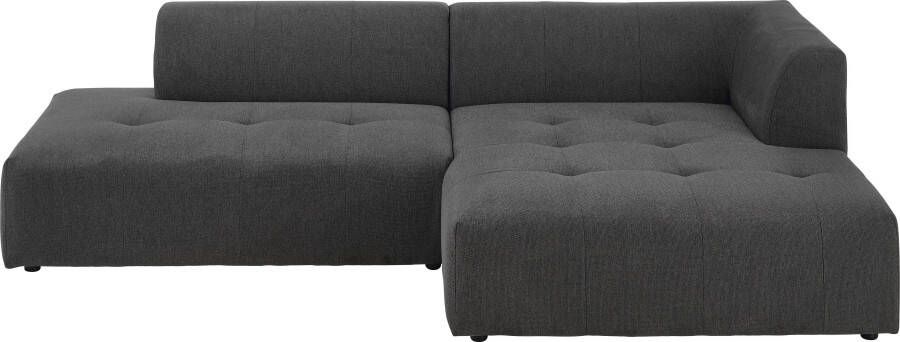 ATLANTIC home collection 3-zitsbank Leonardo Poef voetenbank Ottoman met XXL ligoppervlak - Foto 5