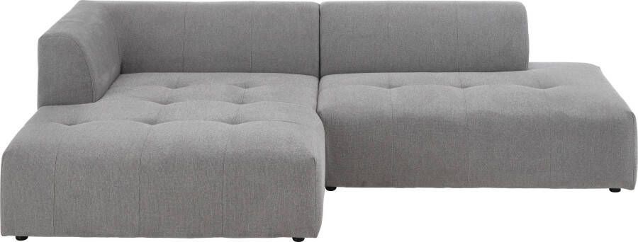ATLANTIC home collection 3-zitsbank Leonardo Poef voetenbank Ottoman met XXL ligoppervlak - Foto 6