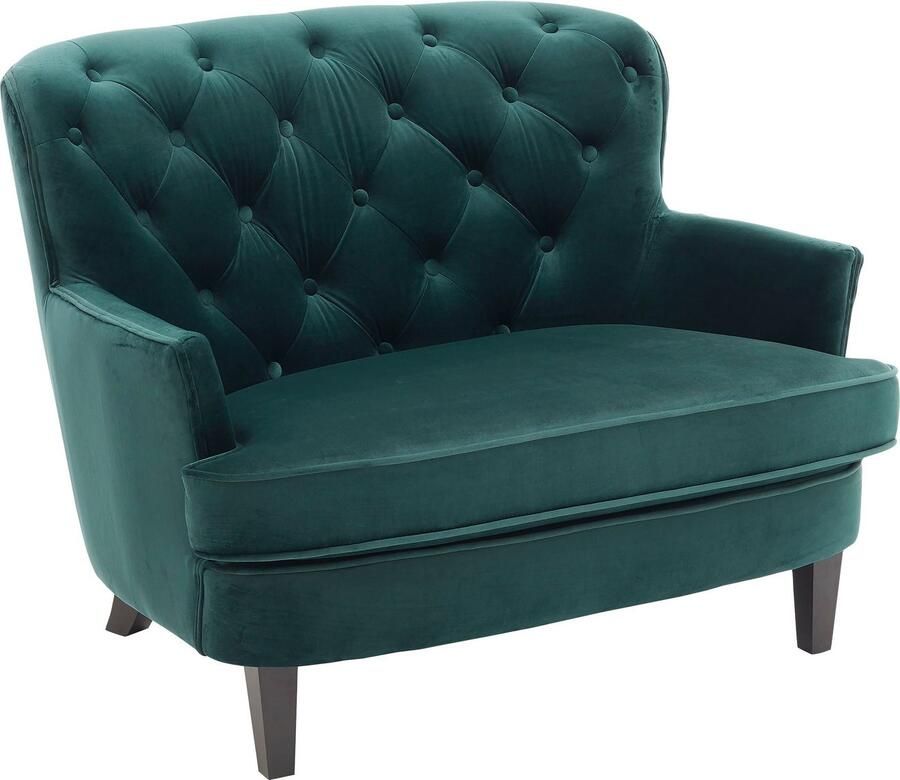 ATLANTIC home collection 1 5-zitsbank Luipaard XXL-fauteuil met pocketveringskern en fluwelen hoes - Foto 2