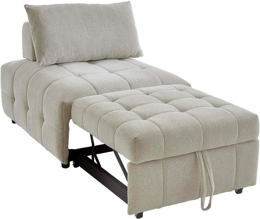 ATLANTIC home collection Bank Fabio Slaapstoel met zitdiepteverstelling - Foto 3