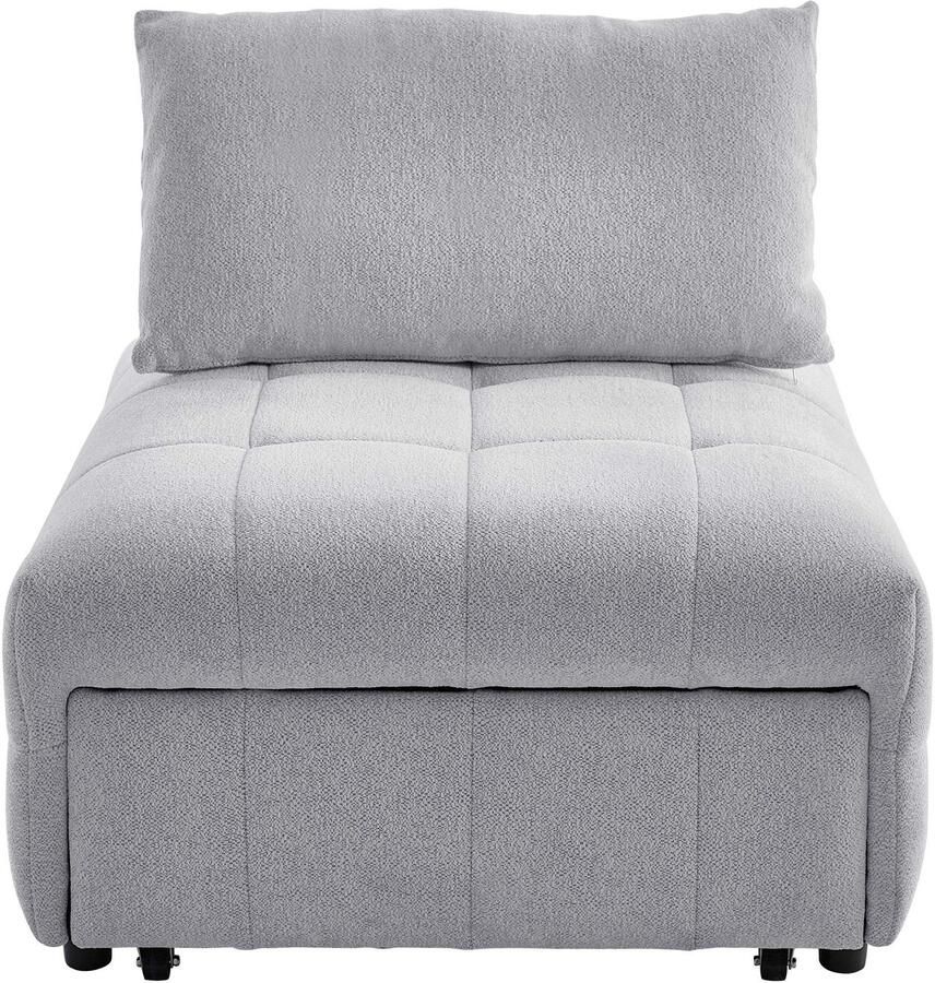 ATLANTIC home collection Bank Fabio Slaapstoel met zitdiepteverstelling