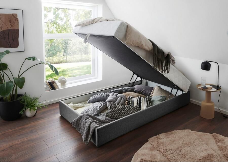 ATLANTIC home collection Boxspring BELINA met pocketveringmatras en ruime bedlade - Foto 9