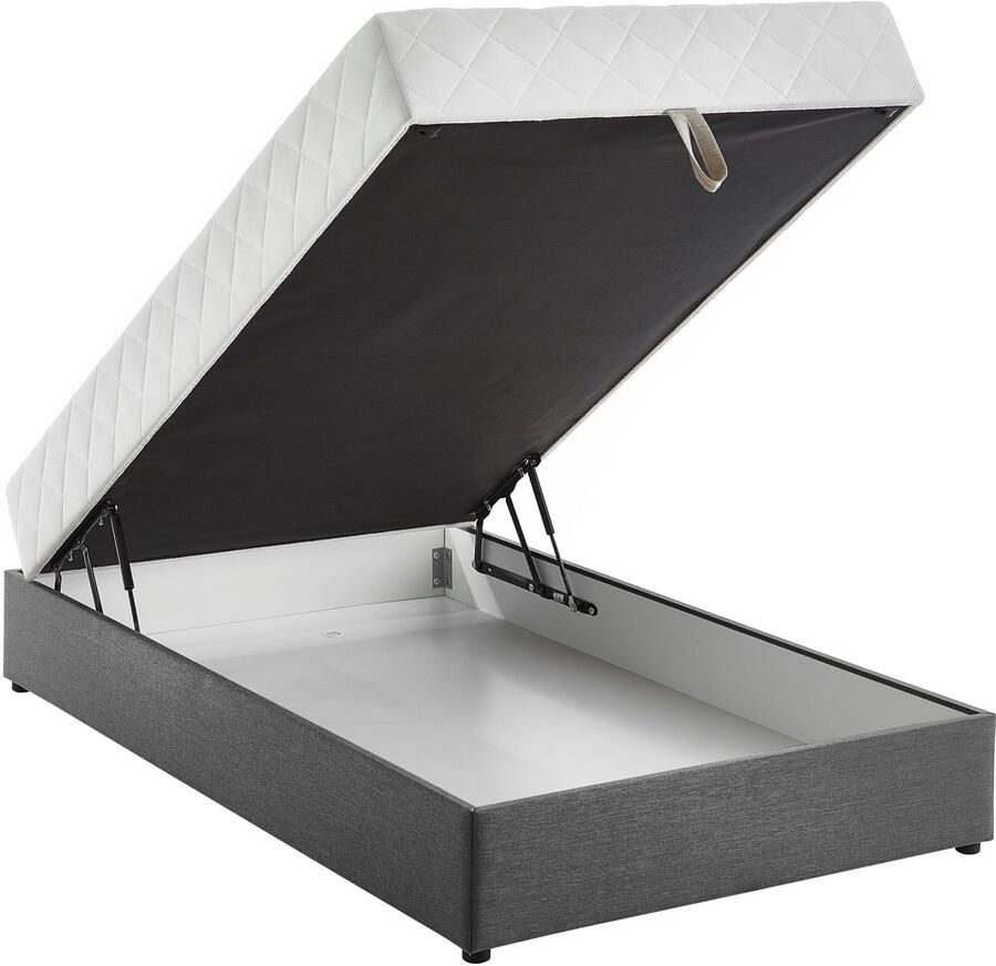 ATLANTIC home collection Boxspring BELINA met pocketveringmatras en ruime bedlade