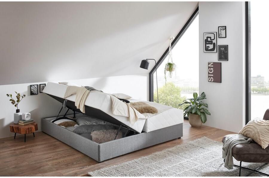ATLANTIC home collection Boxspring BELINA met pocketveringmatras en ruime bedlade - Foto 9
