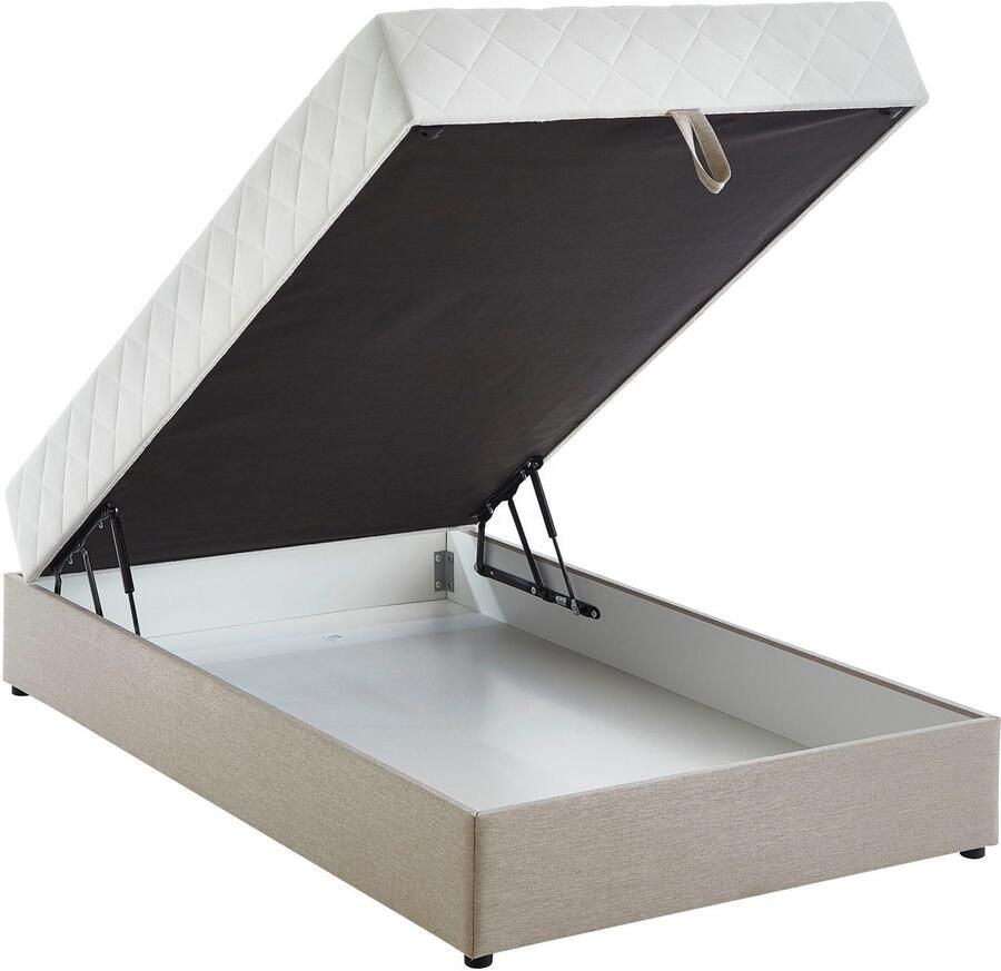 ATLANTIC home collection Boxspring BELINA met pocketveringmatras en ruime bedlade
