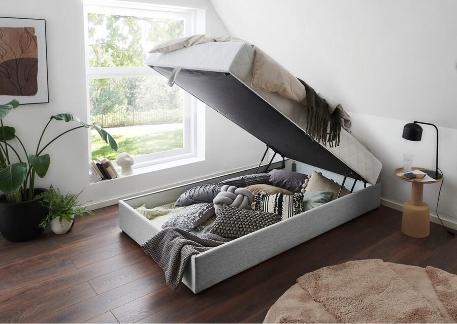 ATLANTIC home collection Boxspring BELINA met pocketveringmatras en ruime bedlade - Foto 9