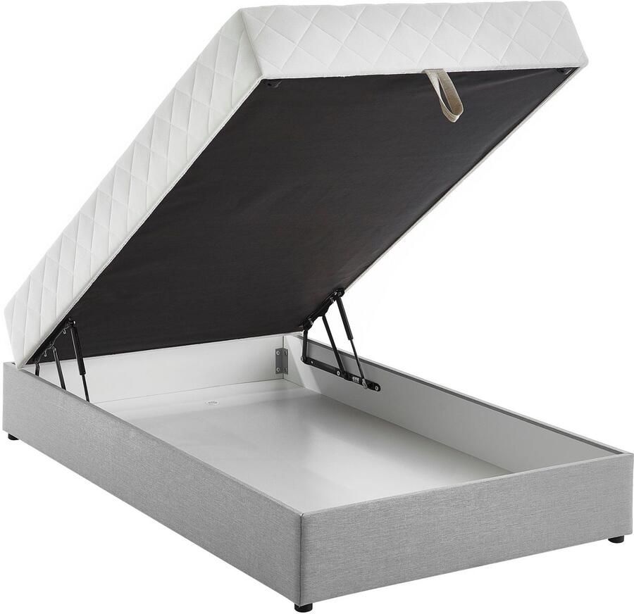 ATLANTIC home collection Boxspring BELINA met pocketveringmatras en ruime bedlade