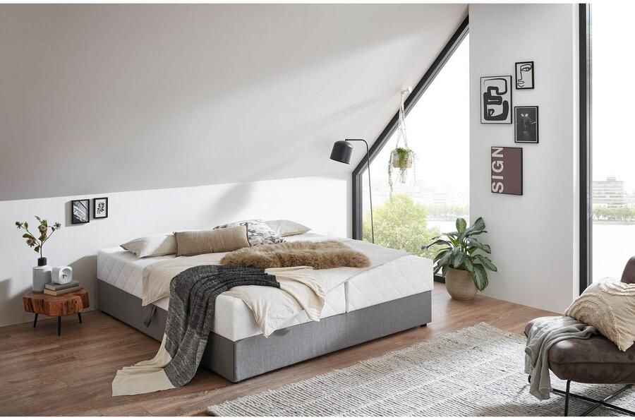 ATLANTIC home collection Boxspring BELINA met pocketveringmatras en ruime bedlade - Foto 3