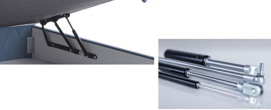 ATLANTIC home collection Boxspring BELINA met pocketveringmatras en ruime bedlade - Foto 8