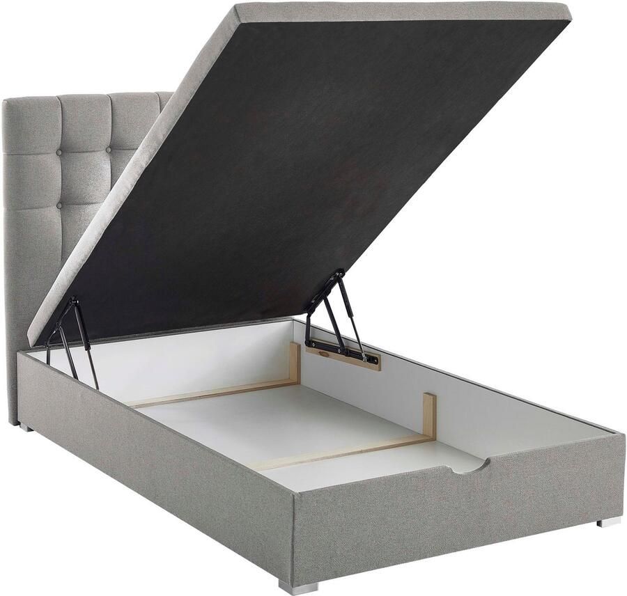 ATLANTIC home collection Boxspring Riona uitbreidbaar naar een dubbel- en familiebad keuze uit 120x200cm pocketveringmatras of zonder matras