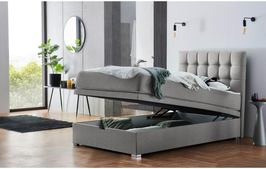 ATLANTIC home collection Boxspring Riona uitbreidbaar naar een dubbel- en familiebad keuze uit 120x200cm pocketveringmatras of zonder matras - Foto 5