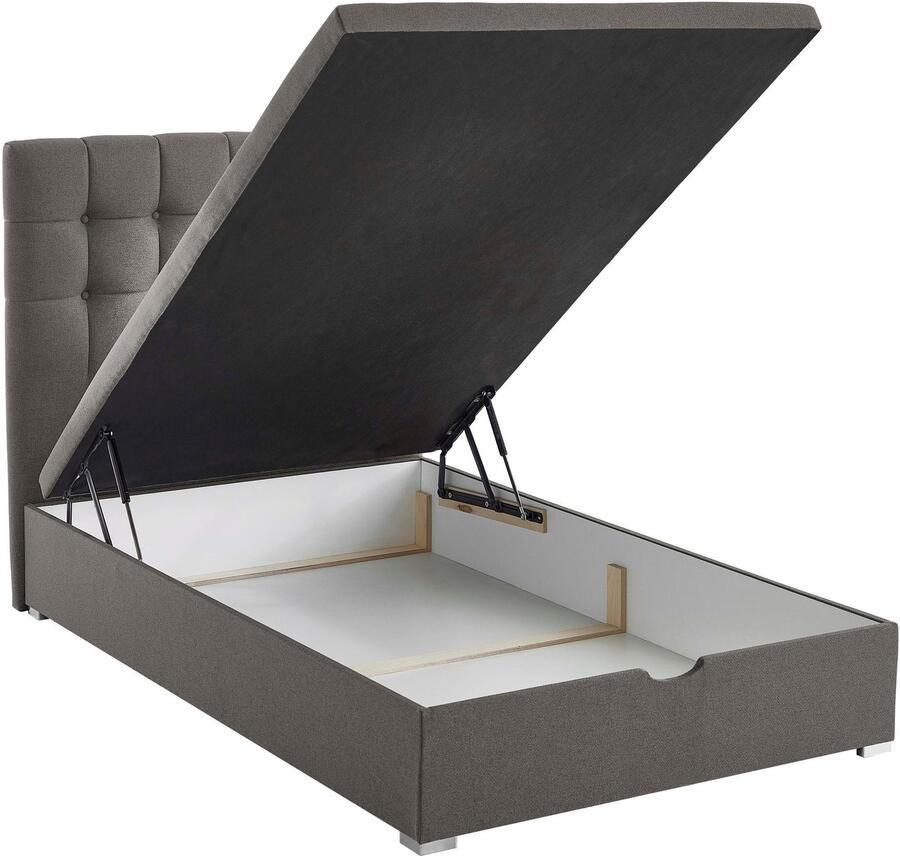 ATLANTIC home collection Boxspring Riona uitbreidbaar naar een dubbel- en familiebad keuze uit 120x200cm pocketveringmatras of zonder matras