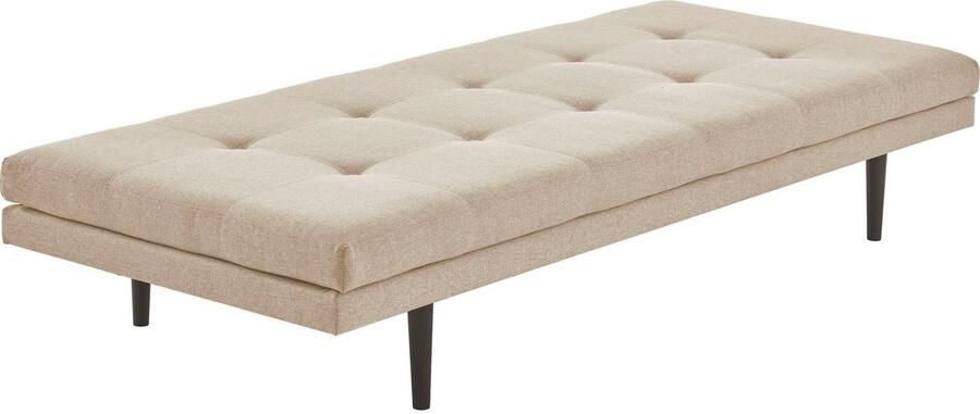 ATLANTIC home collection Chaise-longue Bergen Daybed in Japanse stijl inclusief vast te zetten sluimerrol