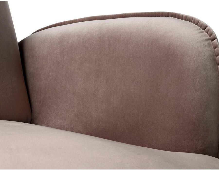 ATLANTIC home collection Fauteuil Ben met nosagvering incl. sierkussens en goudkleurige massief houten poten - Foto 6