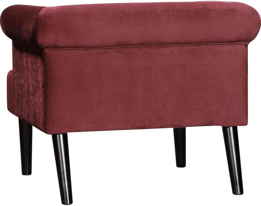 ATLANTIC home collection Fauteuil Charlie Loungestoel met golfvoet - Foto 4