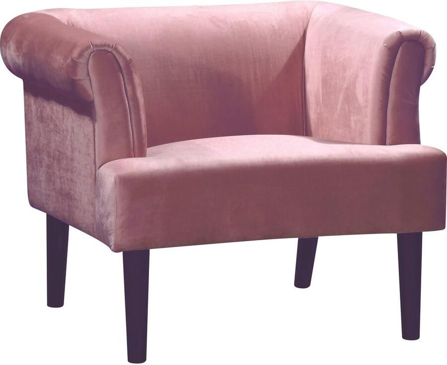 ATLANTIC home collection Fauteuil Charlie Loungestoel met golfvoet - Foto 3