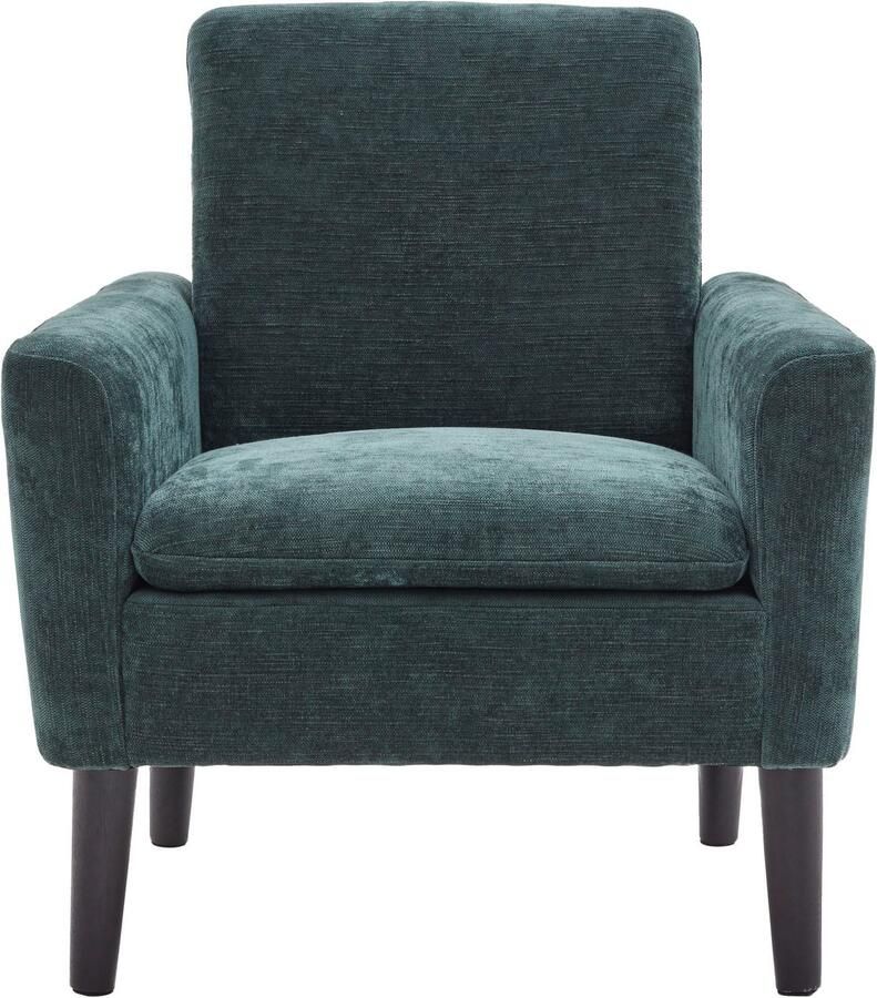 ATLANTIC home collection Fauteuil Kimmy met chenillebekleding vrij plaatsbaar hoog zitcomfort - Foto 5