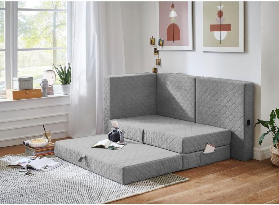 ATLANTIC home collection Fauteuil LENNY Fauteuil als opvouwbaar matras met slaapfunctie - Foto 3