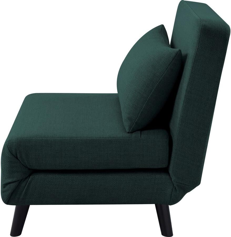 ATLANTIC home collection Fauteuil Robby incl. bedfunctie meerdere verstelbaar structuurstof - Foto 2