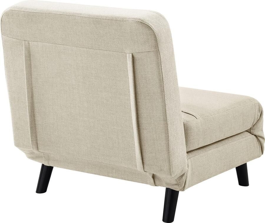 ATLANTIC home collection Fauteuil Robby incl. bedfunctie meerdere verstelbaar structuurstof - Foto 5