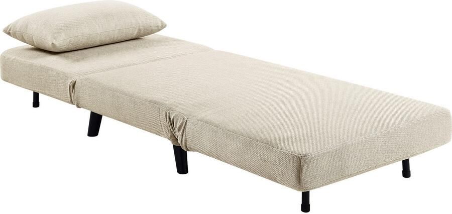 ATLANTIC home collection Fauteuil Robby incl. bedfunctie meerdere verstelbaar structuurstof - Foto 6