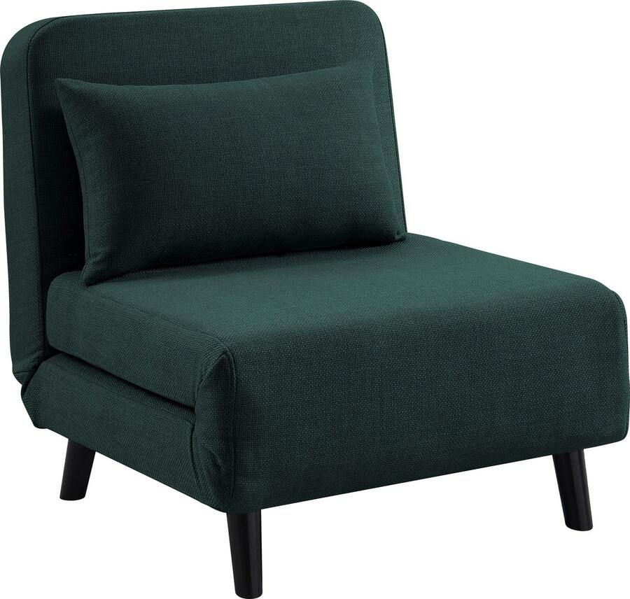 ATLANTIC home collection Fauteuil Robby incl. bedfunctie meerdere verstelbaar structuurstof - Foto 4