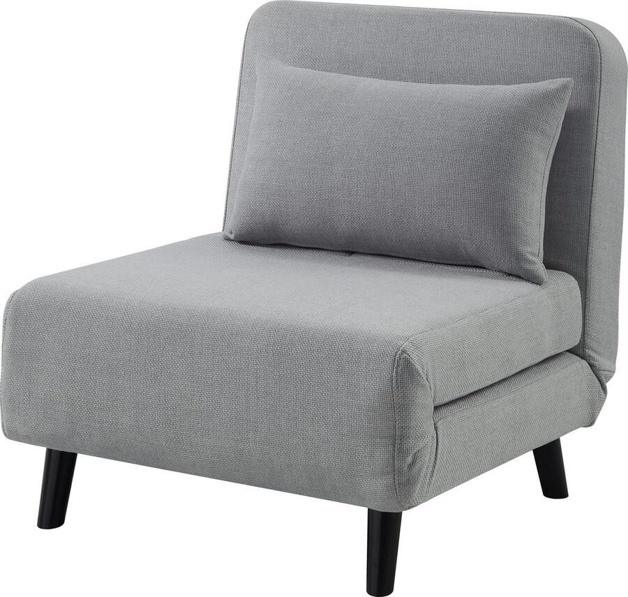 ATLANTIC home collection Fauteuil Robby incl. bedfunctie meerdere verstelbaar structuurstof - Foto 3