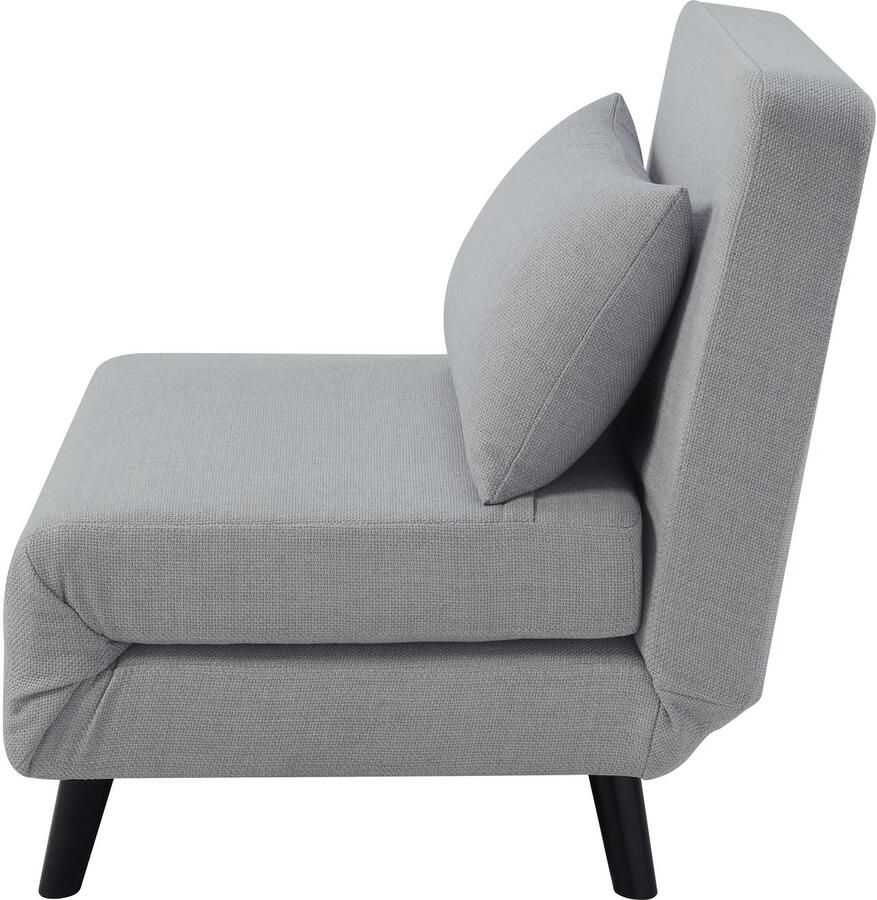 ATLANTIC home collection Fauteuil Robby incl. bedfunctie meerdere verstelbaar structuurstof - Foto 2