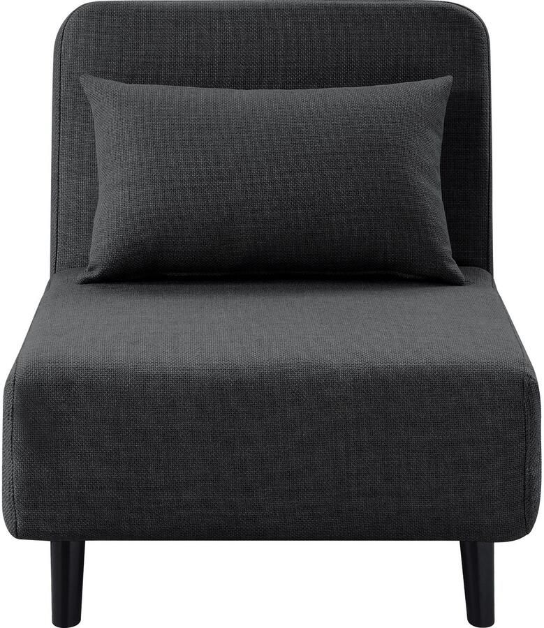 ATLANTIC home collection Fauteuil Robby incl. bedfunctie meerdere verstelbaar structuurstof - Foto 4