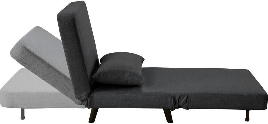 ATLANTIC home collection Fauteuil Robby incl. bedfunctie meerdere verstelbaar structuurstof - Foto 7