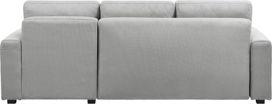 ATLANTIC home collection Hoekbank Dublin L-vorm Slaapfunctie en bedkist récamier links of rechts te monteren - Foto 9