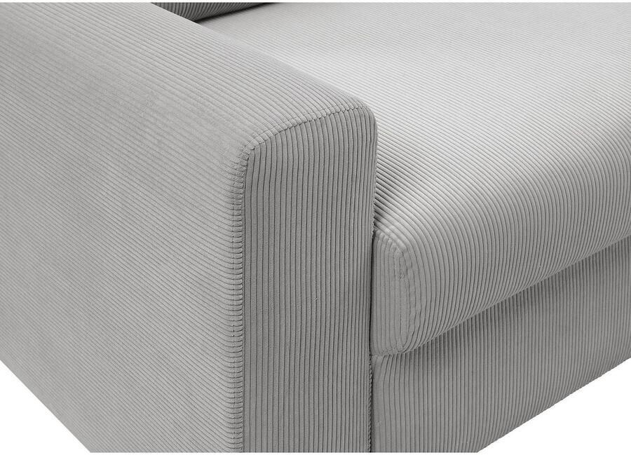 ATLANTIC home collection Hoekbank Dublin L-vorm Slaapfunctie en bedkist récamier links of rechts te monteren - Foto 5