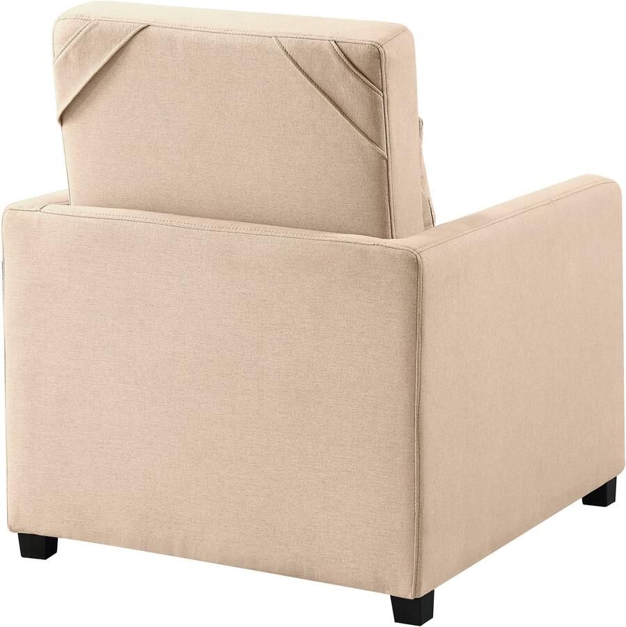 ATLANTIC home collection Relaxfauteuil Jerry met slaapfunctie als logeerbed en inclusief kussens - Foto 2