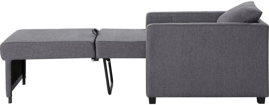 ATLANTIC home collection Relaxfauteuil Jerry met slaapfunctie als logeerbed en inclusief kussens - Foto 10