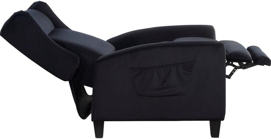 ATLANTIC home collection Relaxfauteuil Timon klassieke oorfauteuil met relaxfunctie en praktisch zijvak - Foto 10