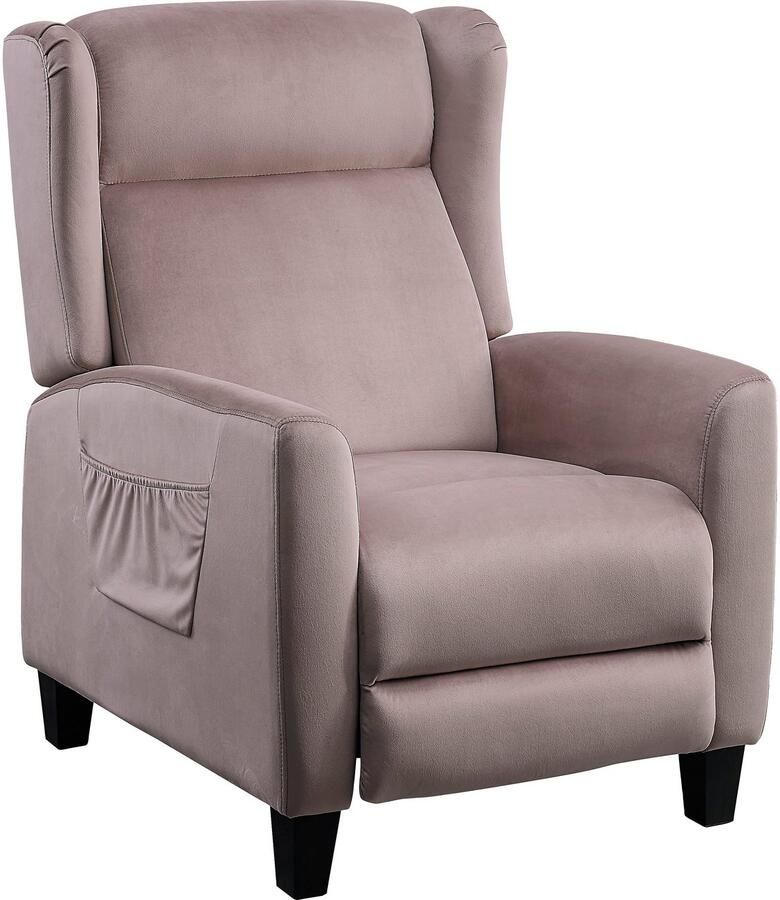 ATLANTIC home collection Relaxfauteuil Timo klassieke oorfauteuil met relaxfunctie en praktisch zijvak - Foto 2