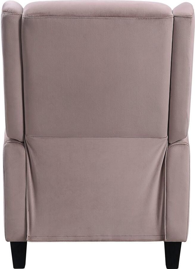 ATLANTIC home collection Relaxfauteuil Timo klassieke oorfauteuil met relaxfunctie en praktisch zijvak - Foto 5