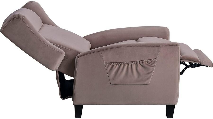 ATLANTIC home collection Relaxfauteuil Timo klassieke oorfauteuil met relaxfunctie en praktisch zijvak - Foto 8