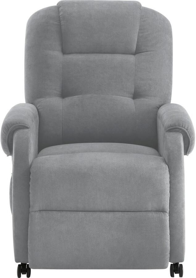 ATLANTIC home collection Relaxfauteuil Tobi met relaxfunctie veerkern & opbergzak - Foto 4