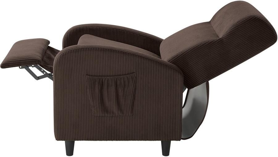 ATLANTIC home collection Relaxfauteuil Tom met relaxfunctie inclusief zijvak tv-fauteuil met functie - Foto 6