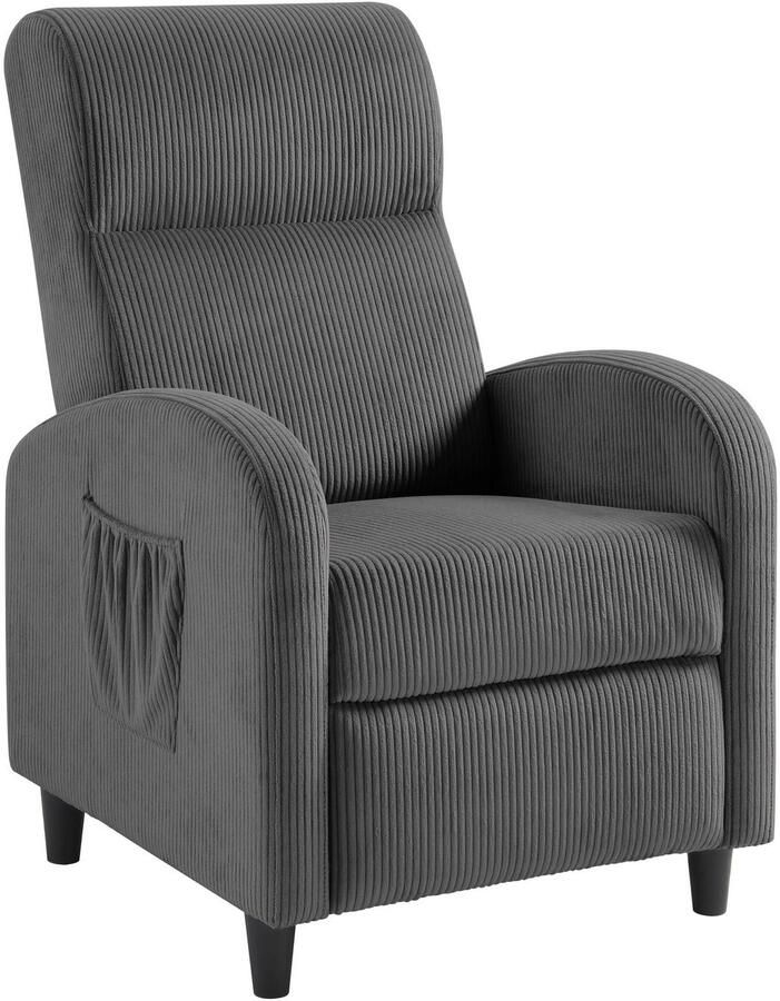 ATLANTIC home collection Relaxfauteuil Tom met relaxfunctie inclusief zijvak tv-fauteuil met functie - Foto 4