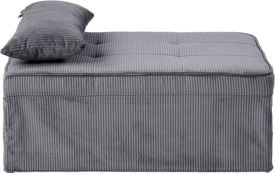 ATLANTIC home collection Slaapbank Finn te veranderen in een loungestoel relaxfauteuil en logeerbed incl. kussen - Foto 5