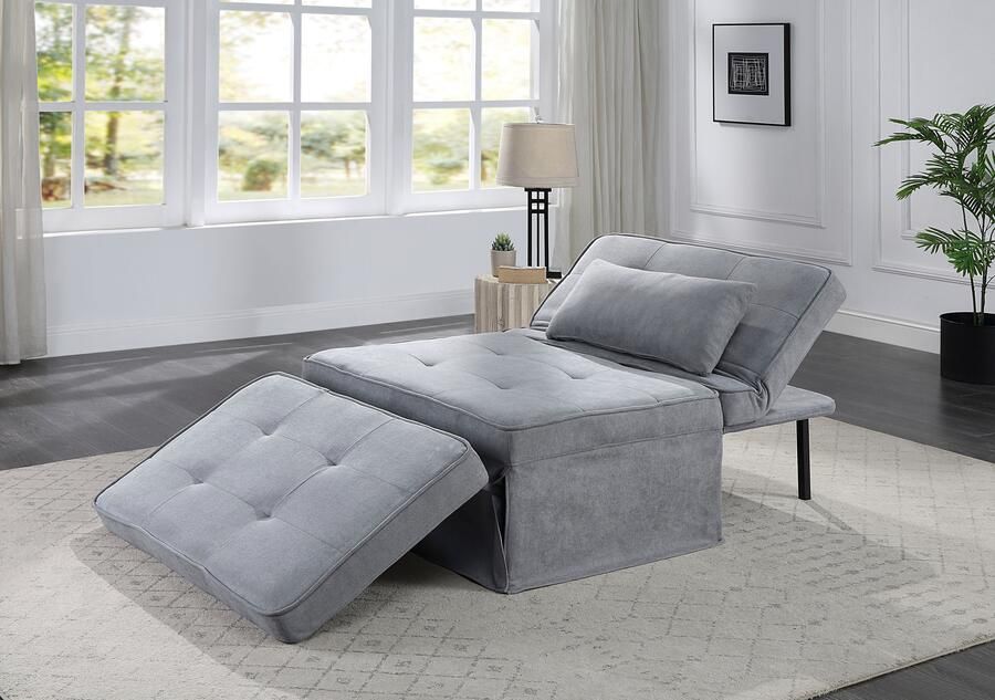 ATLANTIC home collection Slaapbank Finn te veranderen in een loungestoel relaxfauteuil en logeerbed incl. kussen - Foto 15