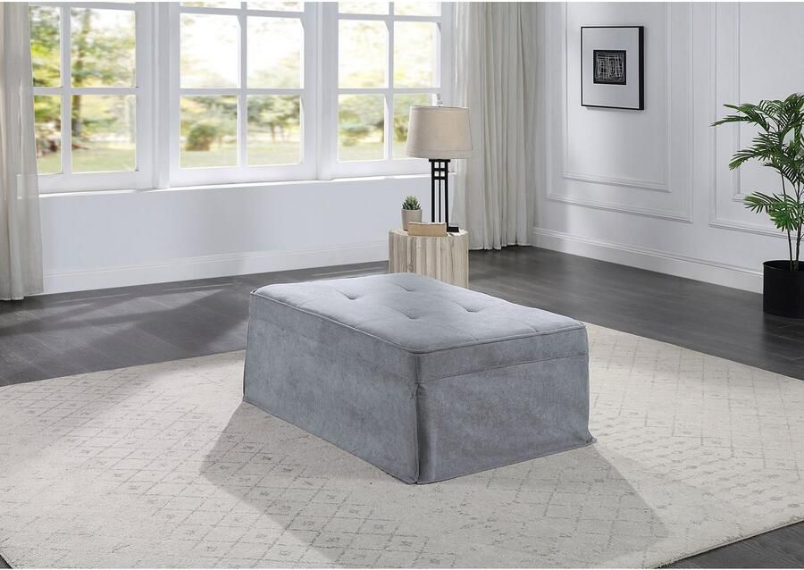 ATLANTIC home collection Slaapbank Finn te veranderen in een loungestoel relaxfauteuil en logeerbed incl. kussen - Foto 2