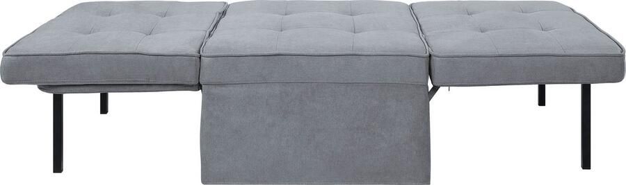 ATLANTIC home collection Slaapbank Finn te veranderen in een loungestoel relaxfauteuil en logeerbed incl. kussen - Foto 14