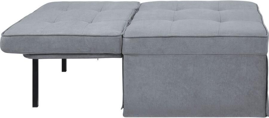 ATLANTIC home collection Slaapbank Finn te veranderen in een loungestoel relaxfauteuil en logeerbed incl. kussen - Foto 11
