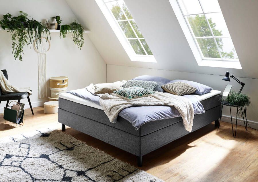ATLANTIC home collection Boxspring Happy zonder hoofdbord met topmatras naar keuze met of zonder beddengoed - Foto 7
